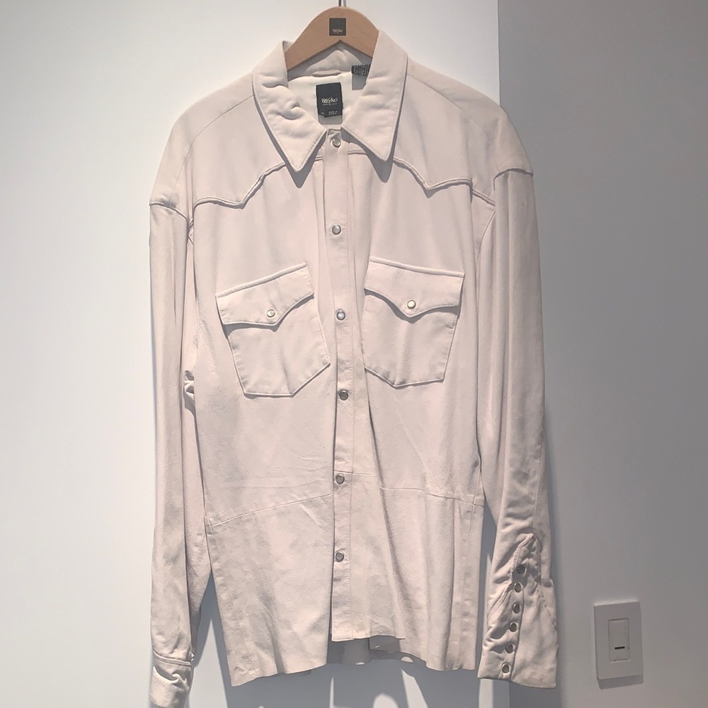 Men's Light Beige Button-Up Shirt Jacket
Rock and Roll
Cowboy